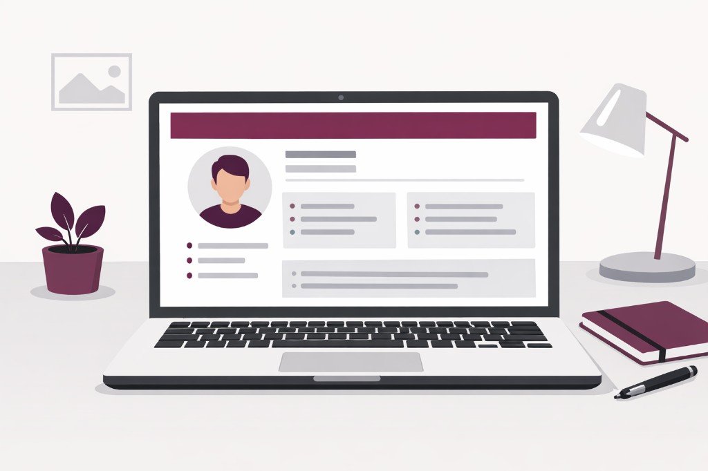 Free CV creator workspace with modern professional CV builder